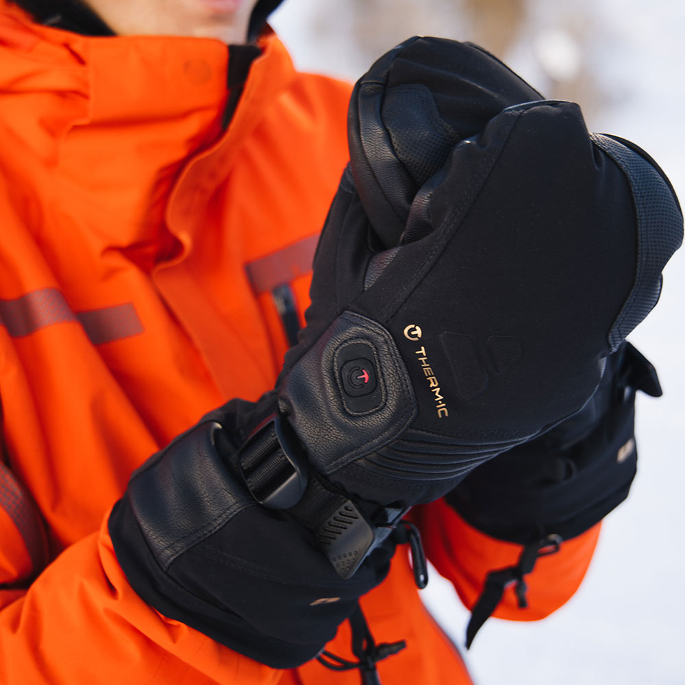 Heated ski mittens - Ultra Heat Boost men