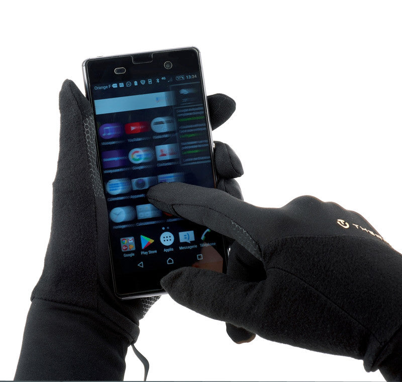 Thin tactile multi-activity gloves - Active Light Tech black