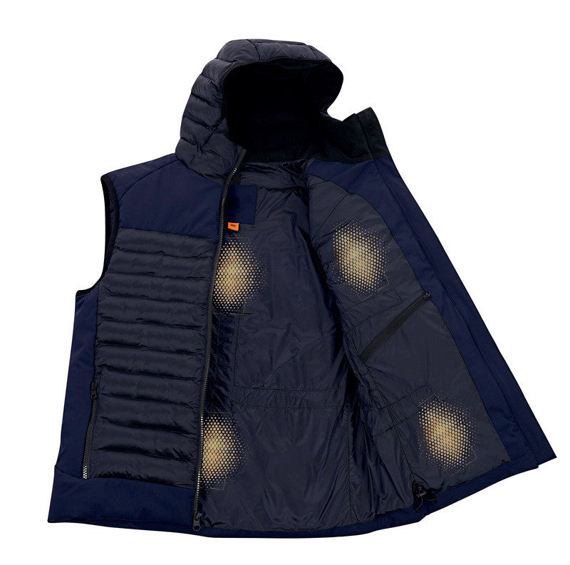 Heated jacket - Powervest Urban men navy blue