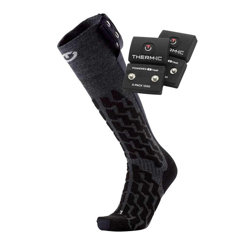 Bundle - Heated ski socks Heat Fusion Uni ND + S-Pack 1200