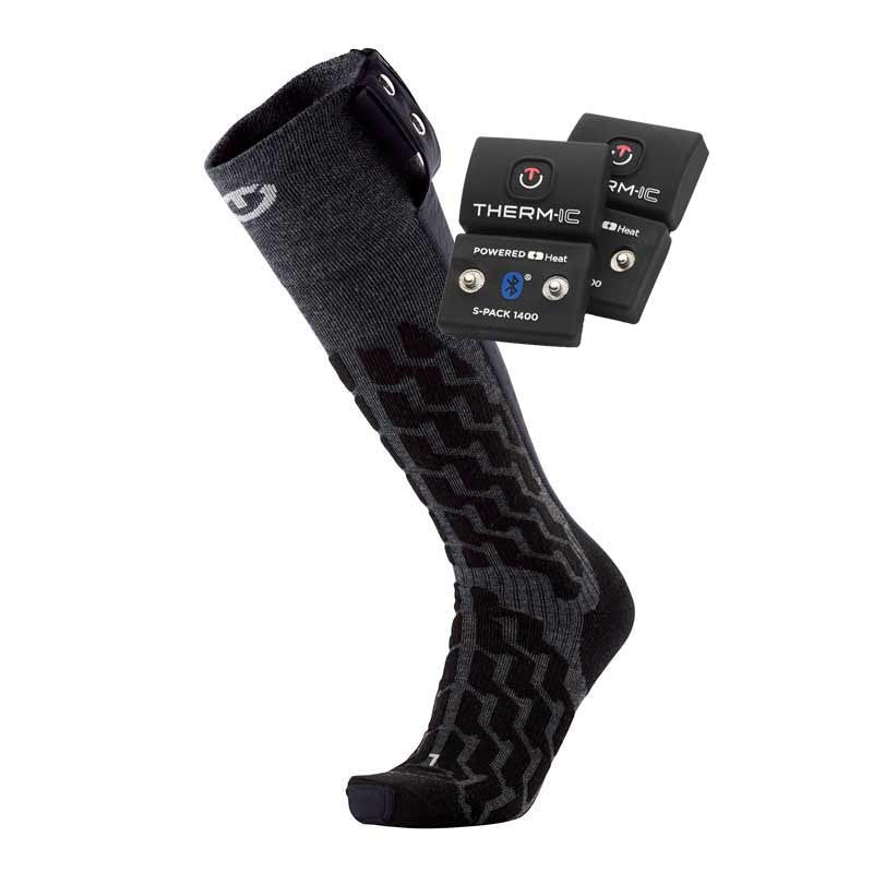 Bundle - heated ski socks Heat Fusion Uni + S-Pack 1400B