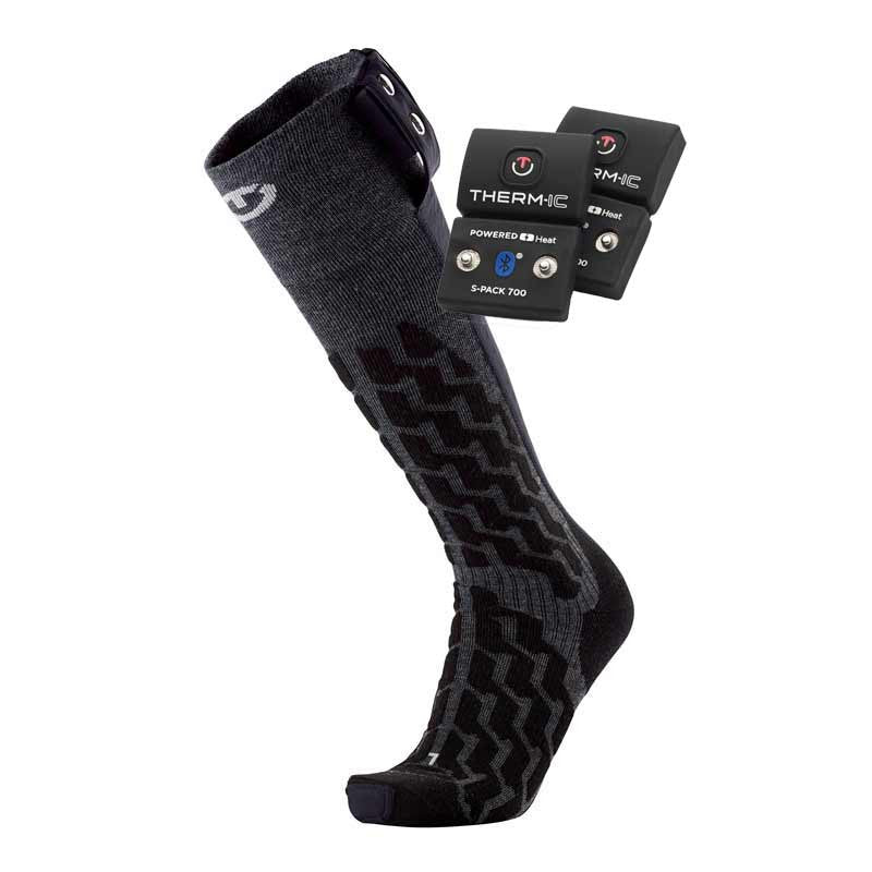 Bundle - heated ski socks Heat Fusion unisex + S-Pack 700B