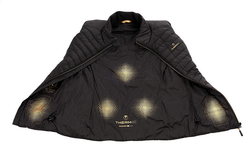 Heated jacket men black